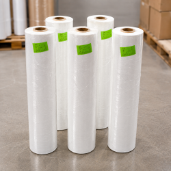 Rotllo tela pancarta polietilè blanc reciclat 150m i 240cm d'ample