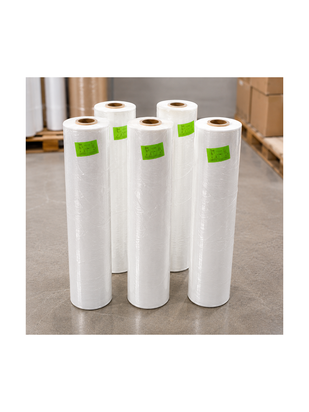Rotllo tela pancarta polietilè blanc reciclat 150m i 240cm d'ample