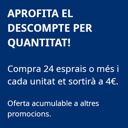 Oferta descompte esprais